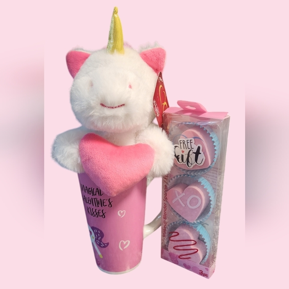 Other - Valentines Unicorn Plush And Mug Gift Set